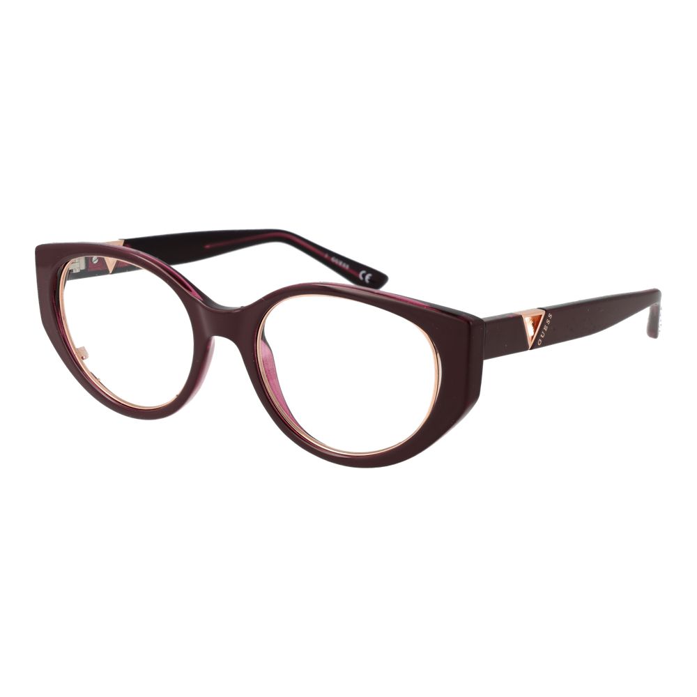 Guess Burgundy Plastic Glasses (Frames)
