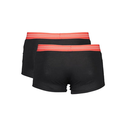 North Sails Black Cotton Men Boxer Shorts