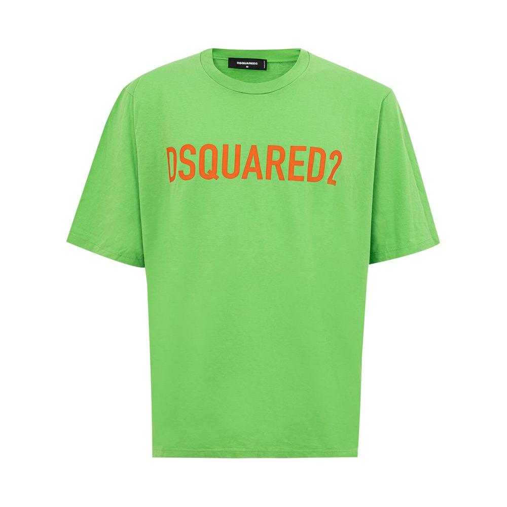 Dsquared² Green Cotton T-Shirt