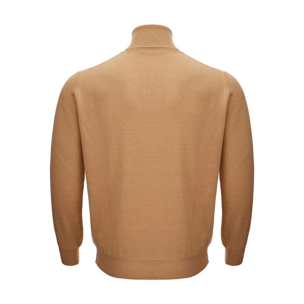 KANGRA Brown Wool Turtleneck