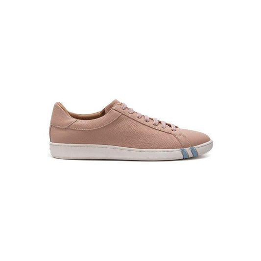 Bally Pink Leather Athletic Sneakers