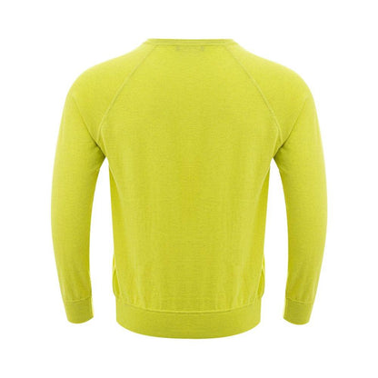 Gran Sasso Yellow Cotton Sweatshirt