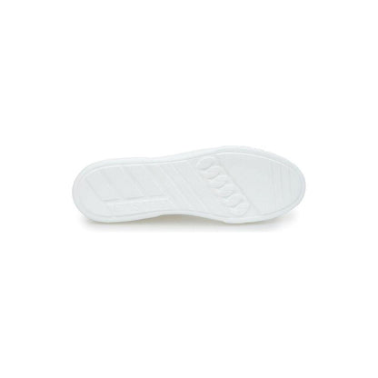 Casadei White Leather Athletic Sneakers