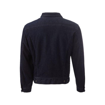 Lardini Blue Cotton Denim Jacket