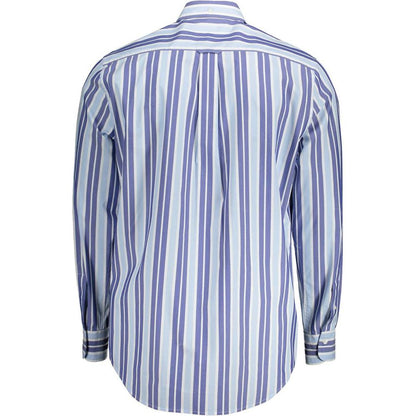 Gant Azzurro Cotton Men Shirt
