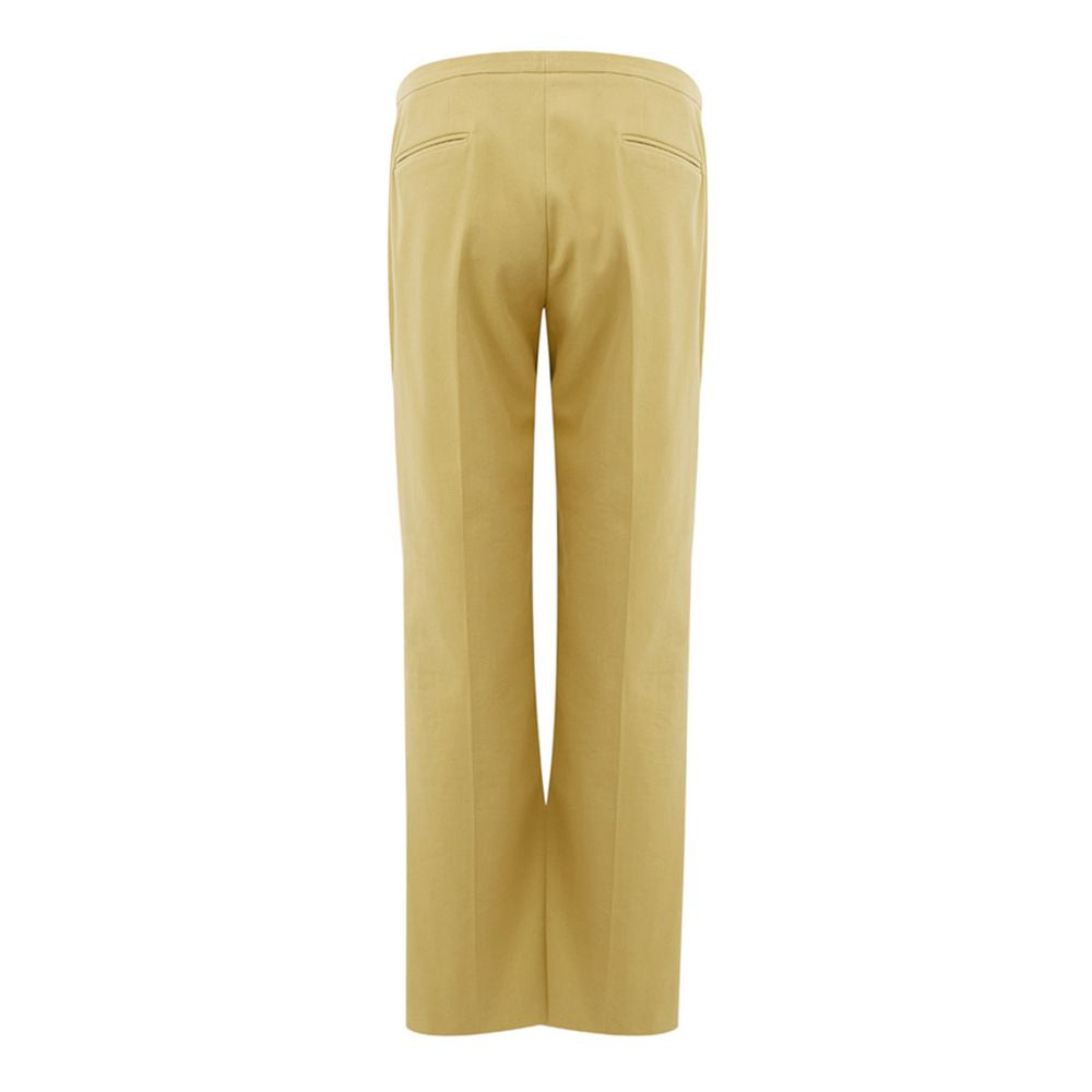 Lardini Gold Cotton Casual Pants