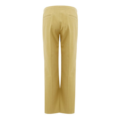 Lardini Gold Cotton Casual Pants