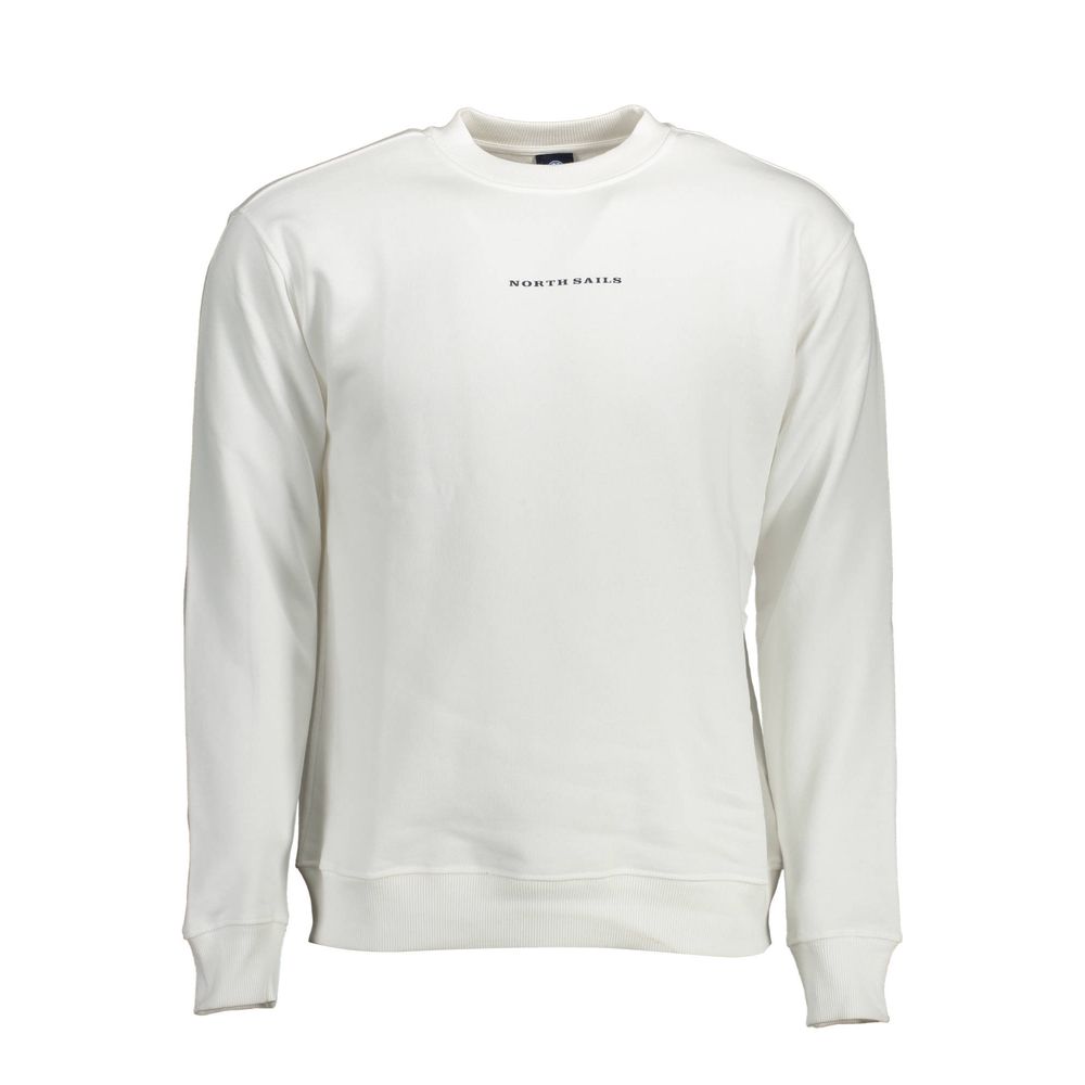 North Sails Bianco Cotton Men Sweatshirt