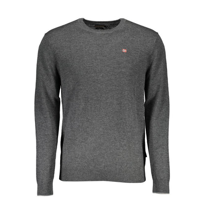 Napapijri Grigio Wool Mens Sweater