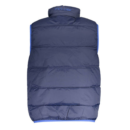 La Martina Blu Polyamide Men's Vest