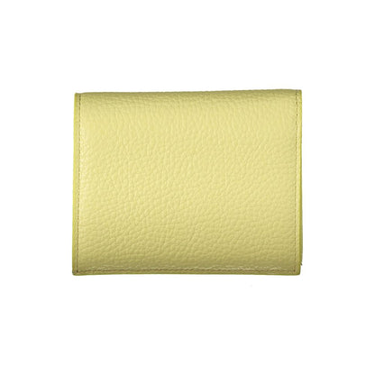 Coccinelle Yellow Leather Wallet Coccinelle