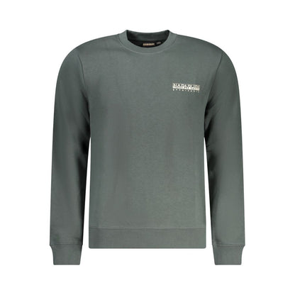 Napapijri Green Cotton Sweatshirt Napapijri
