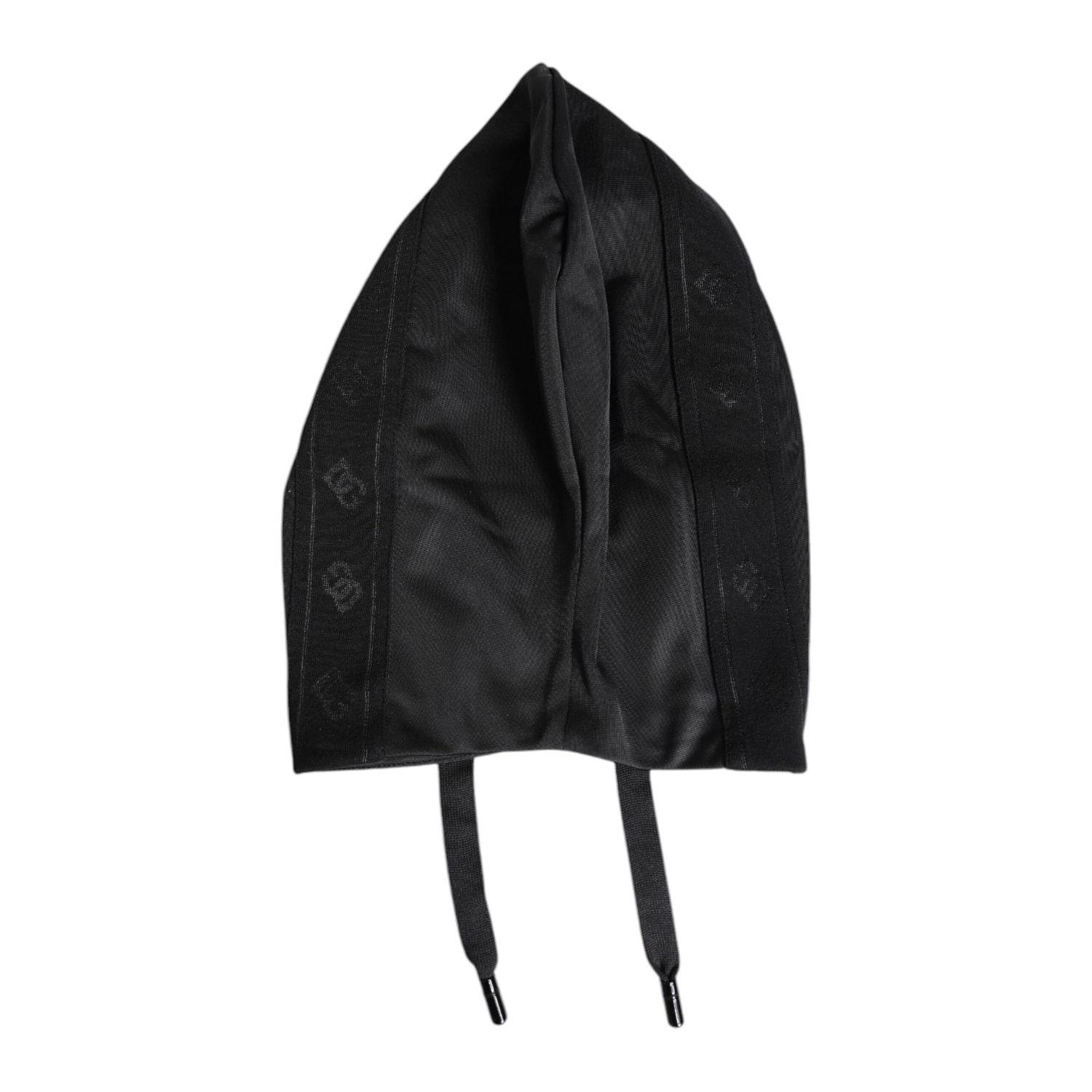 Dolce & Gabbana Black Polyester Whole Head Wrap Hat