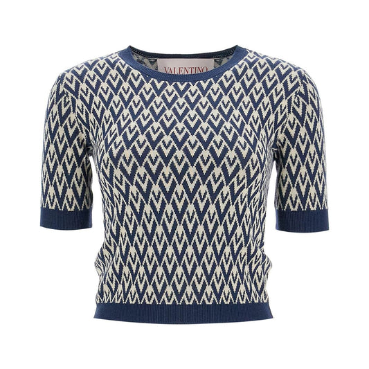 Valentino Garavani virgin wool jacquard knit Knitwear Valentino Garavani