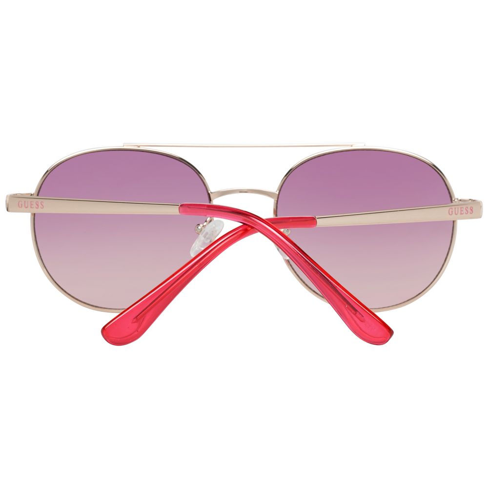 Guess Pink Metal Sunglasses
