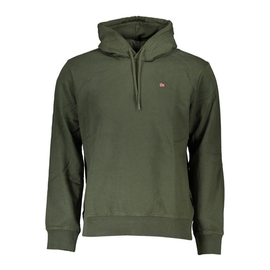 Napapijri Green Cotton Sweatshirt Napapijri