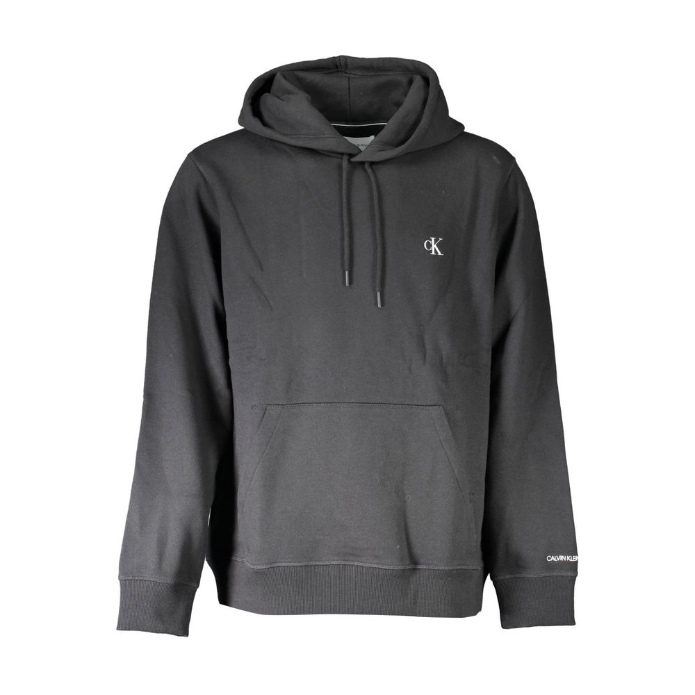 Calvin Klein Black Cotton Men Sweatshirt