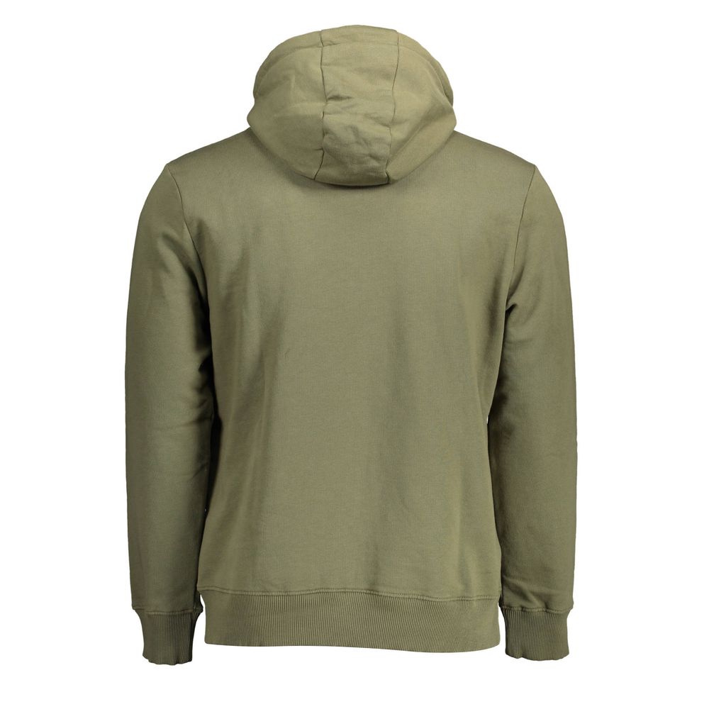 Napapijri Verde Cotton Men Sweatshirt