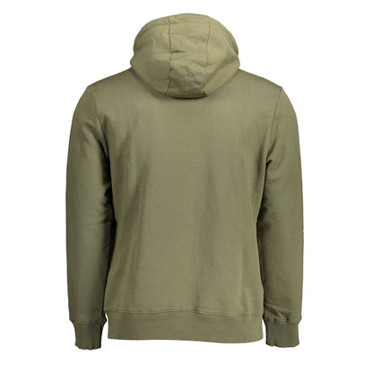 Napapijri Verde Cotton Men Sweatshirt