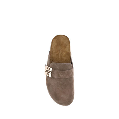 Tory Burch Brown Calf Leather Bos Taurus Mules Tory Burch