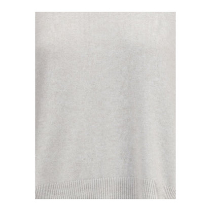 Brunello Cucinelli Gray Cashmere Cashmere Sweater