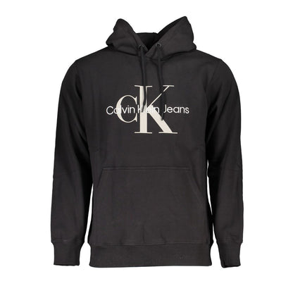 Calvin Klein Black Cotton Men Sweatshirt