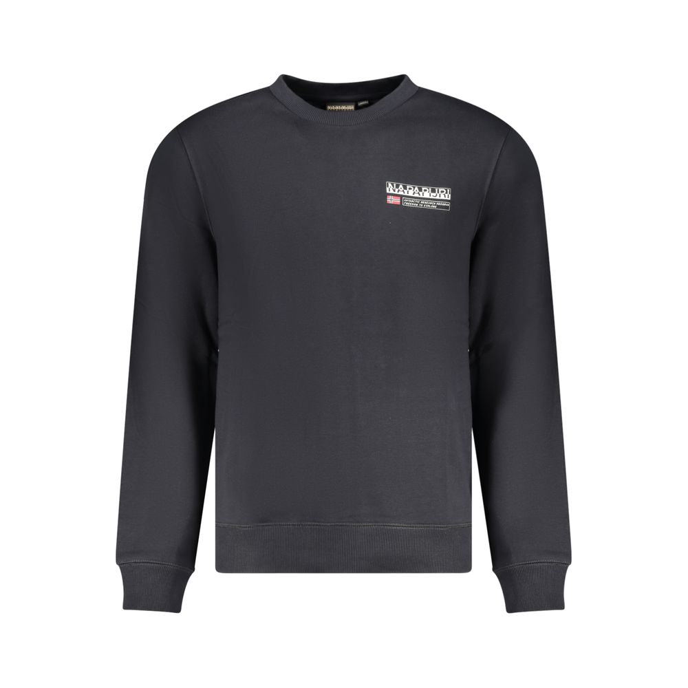 Napapijri Black Cotton Sweatshirt Napapijri