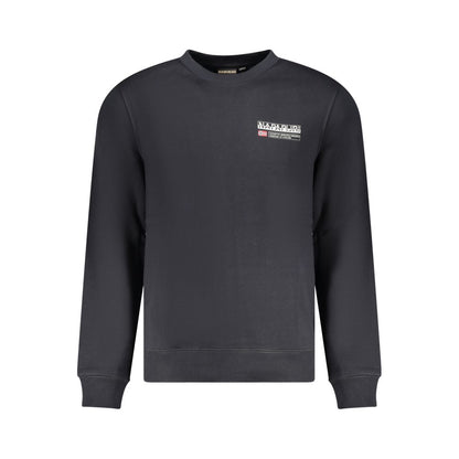 Napapijri Black Cotton Sweatshirt Napapijri
