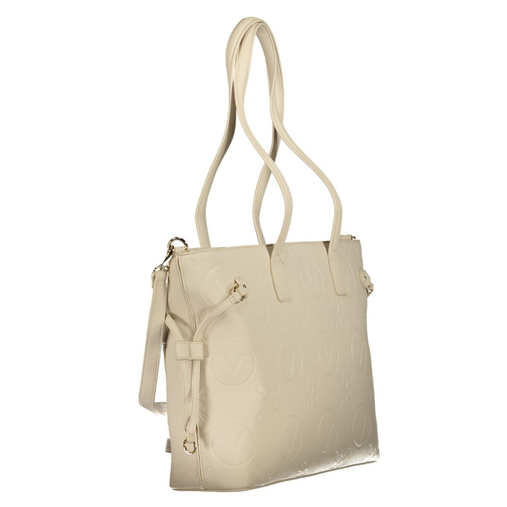 Mario Valentino Beige Polyurethane Women's Handbag
