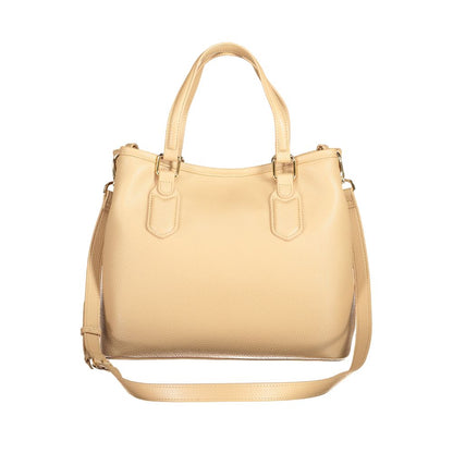 Mario Valentino Beige Polyurethane Women Handbag