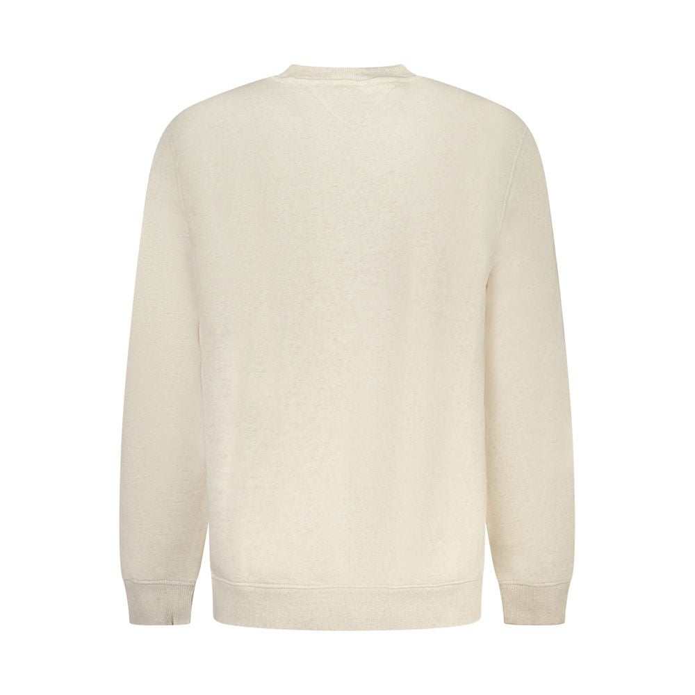 Tommy Hilfiger Beige Cotton Men Sweatshirt