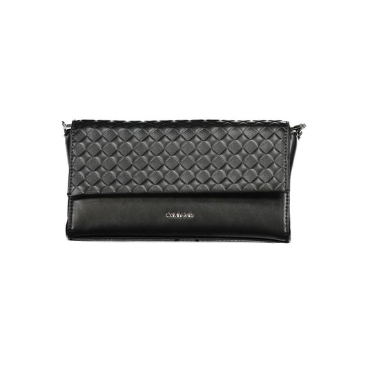 Calvin Klein "Black Polyester Women Shoulder Bag"