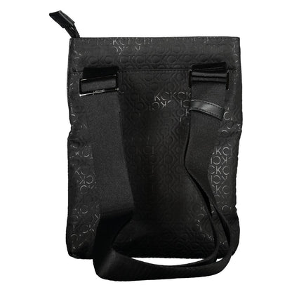 Calvin Klein Black Polyester Men's Shoulder Bag