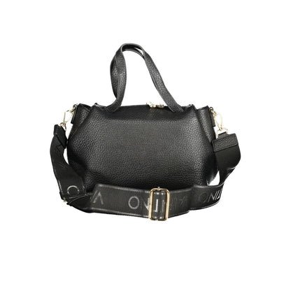 Mario Valentino Black Polyurethane Women Handbag