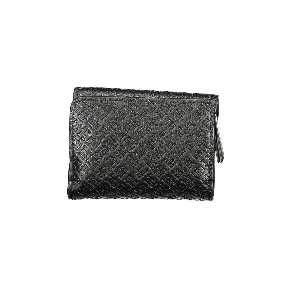 Tommy Hilfiger Black Polyurethane Women Wallet