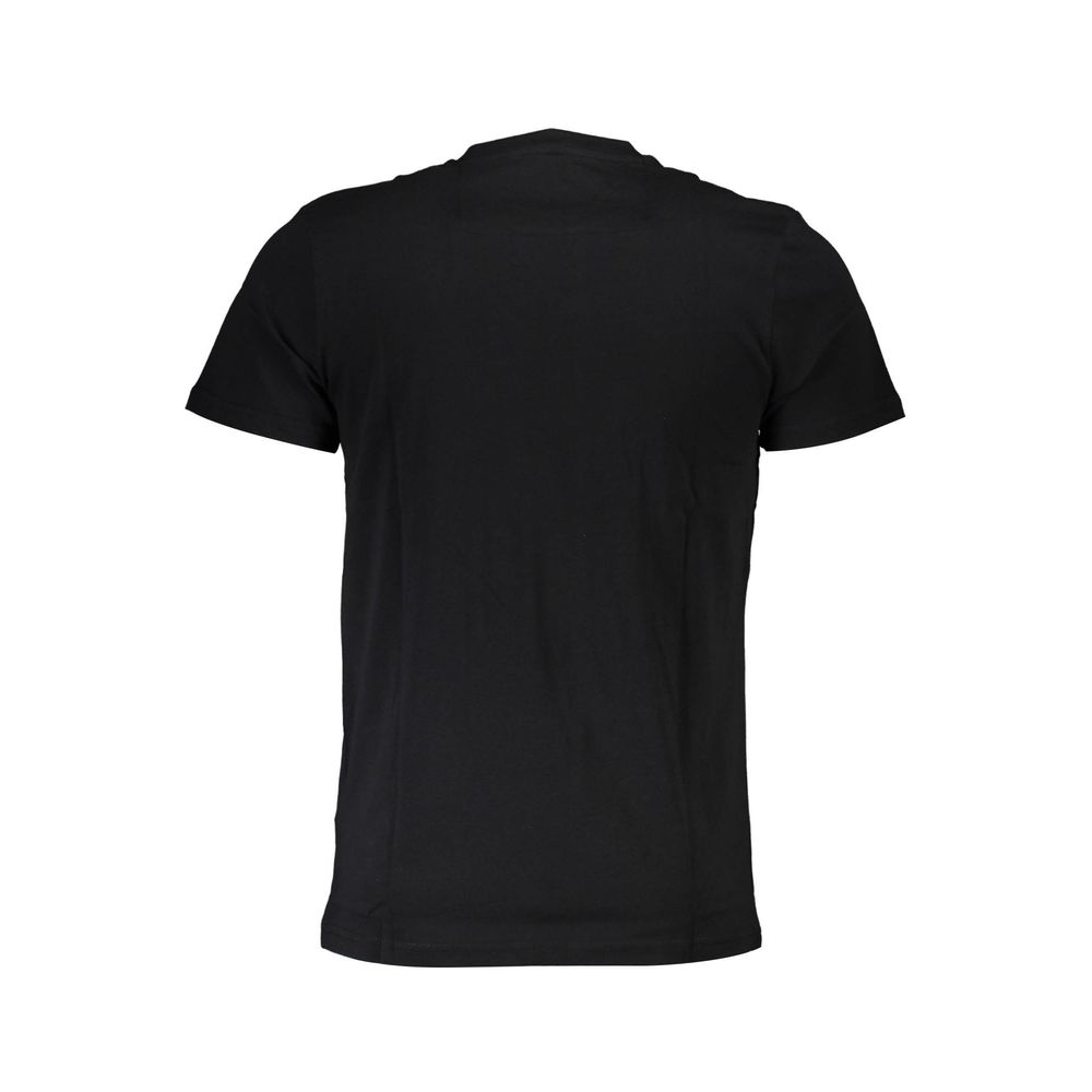 Cavalli Class Black Cotton Men T-Shirt