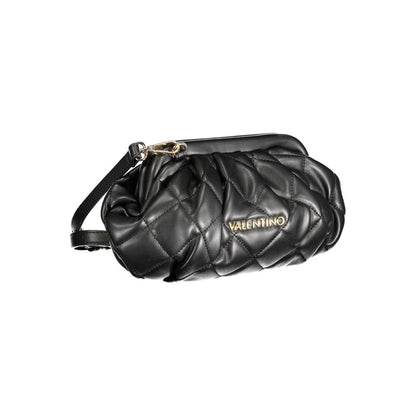 Mario Valentino Black Polyurethane Women Handbag