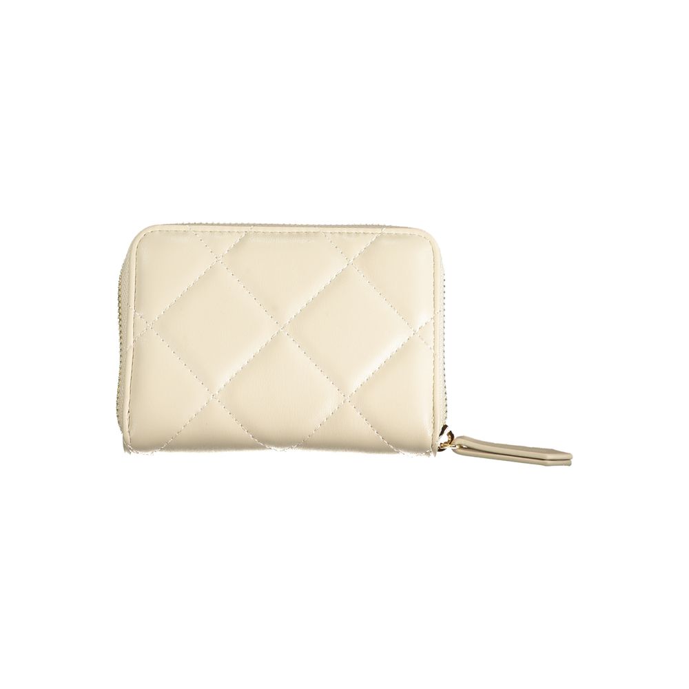 Mario Valentino Beige Polyurethane Women Wallet