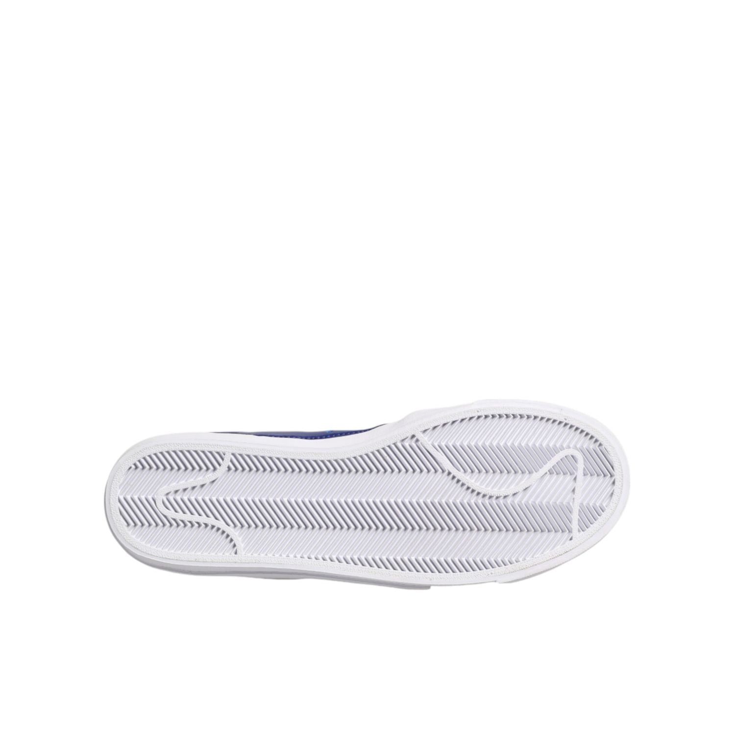 Nike White Blue Lace Up Low Top Drop-Type PRM Sneakers Shoes