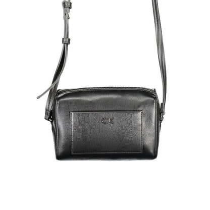 Calvin Klein Black Polyester Women Shoulder Bag
