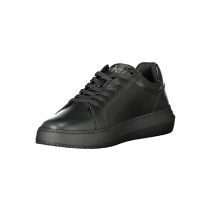Calvin Klein Black Leather Men Sneaker