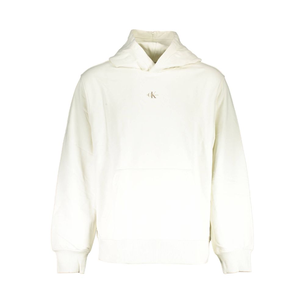 Calvin Klein White Cotton Men's Sweatshirt