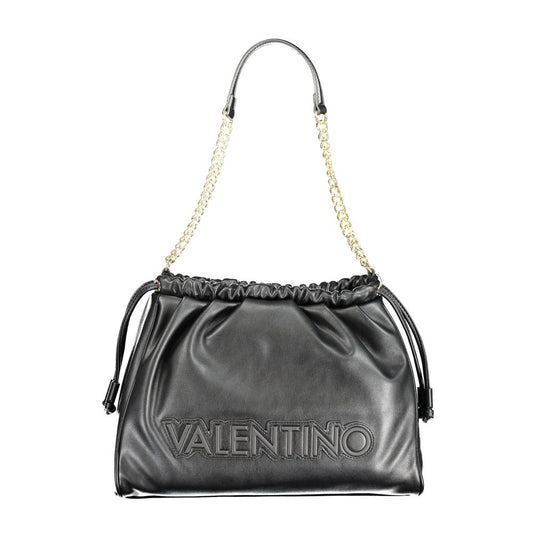 Mario Valentino Black Polyurethane Women Shoulder Bag