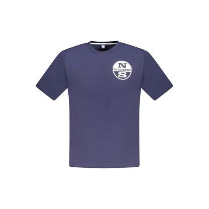 North Sails Blue Cotton Men's T-Shirt