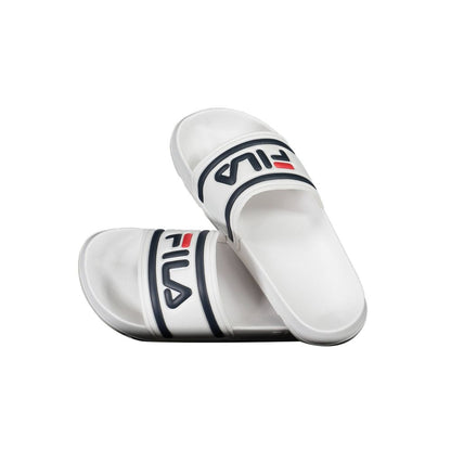 Fila White Polyurethane Women's Slipper