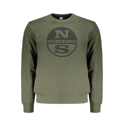 North Sails Verde Cotton Men Sweatshirt