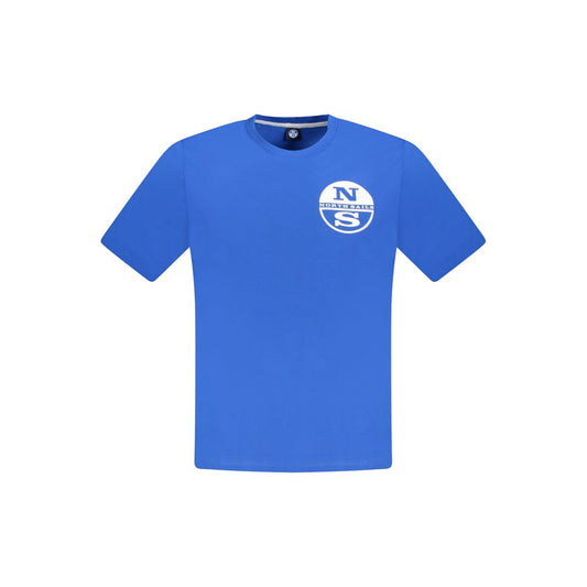 North Sails Blue Cotton Men's T-Shirt