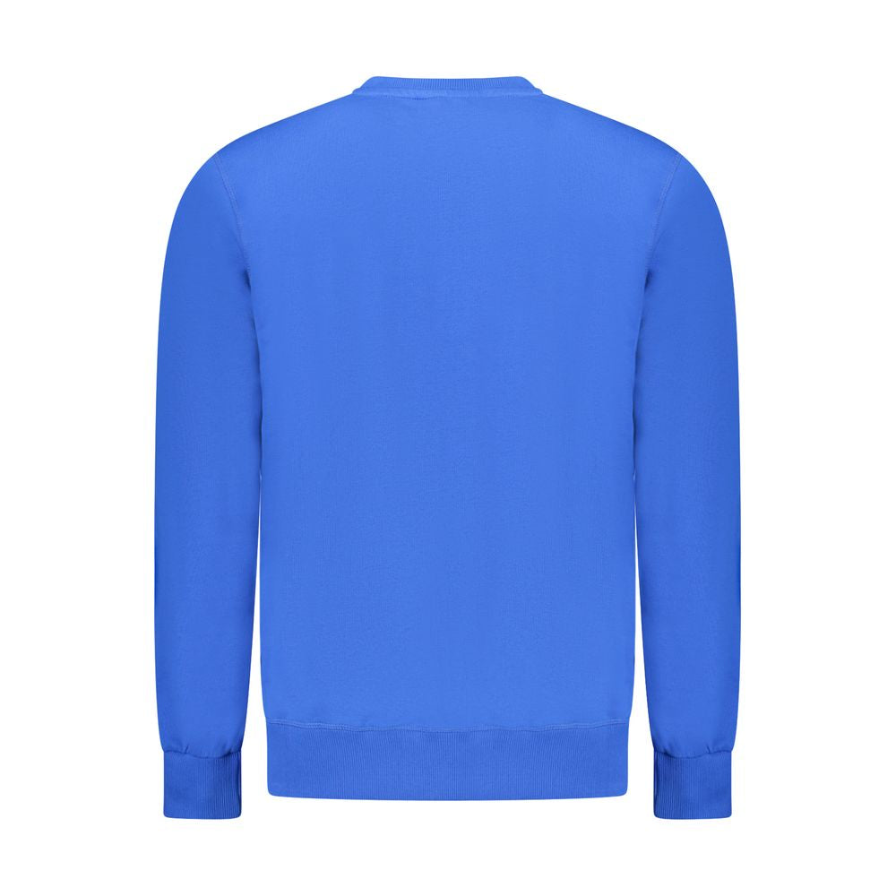 North Sails Blue Cotton Men Sweatshirt