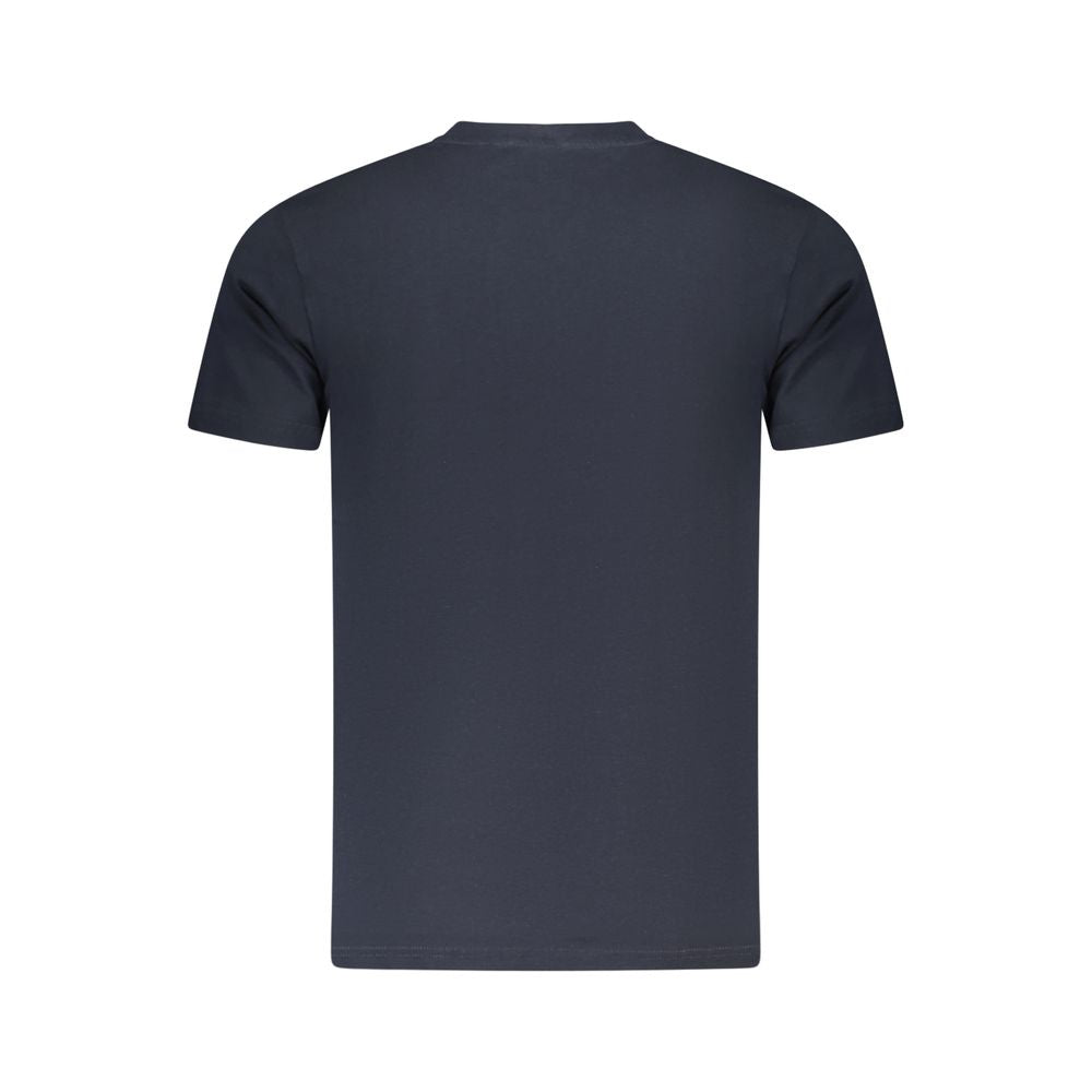 Cavalli Class Blu Cotton Men T-Shirt