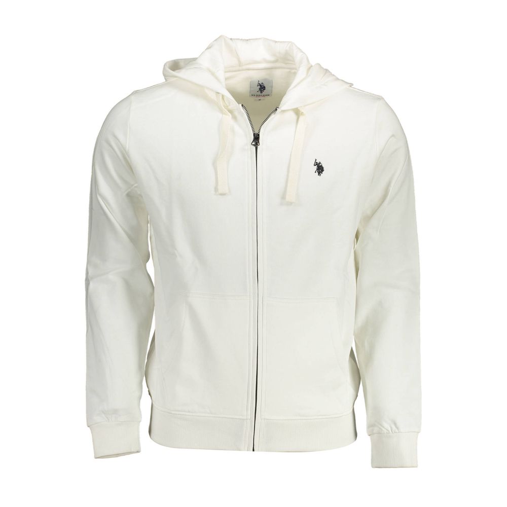 U.S. POLO ASSN. White Cotton Men's Hoodie